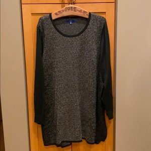 Apt 9 Metallic Tunic Sweater
